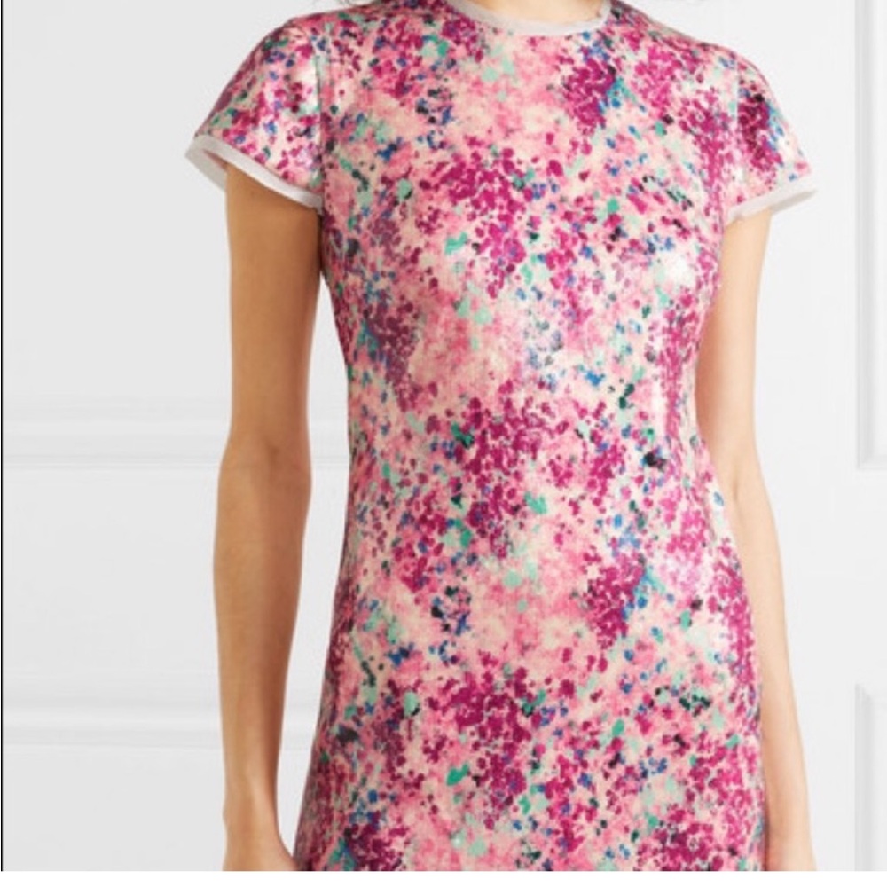 Rachel Zoe Pink and Multicolor Sequin Dress